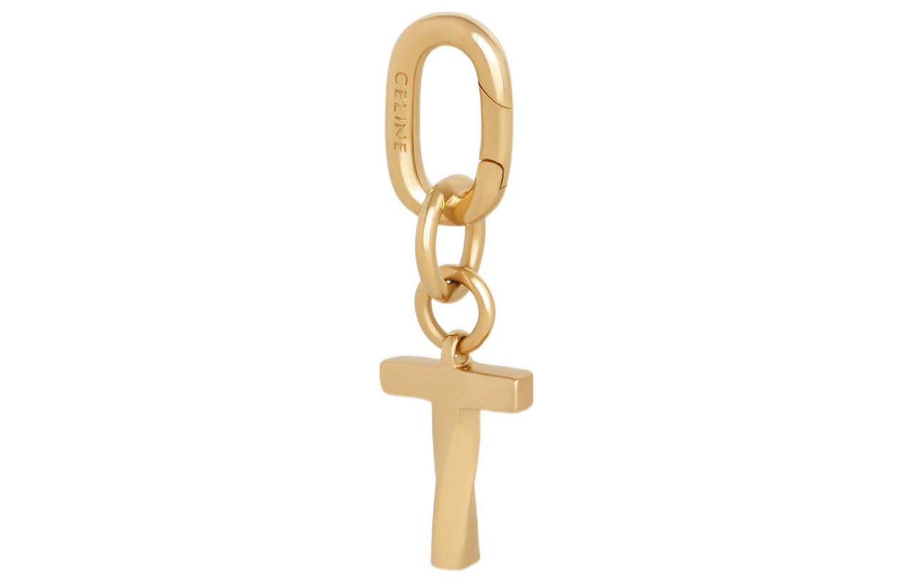CELINE Brass Pendant Bag Accessory Women's Gold