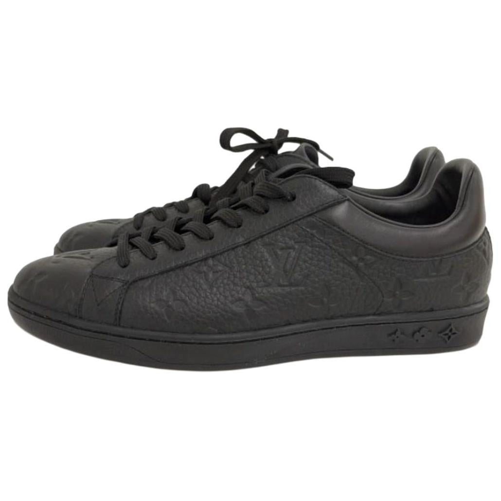 LOUIS VUITTON Luxembourg Low-Top Skateboard Shoes Men's Black