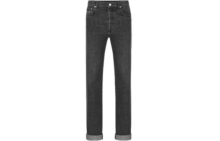 DIOR Quarterly New Products Jeans Men Gray
