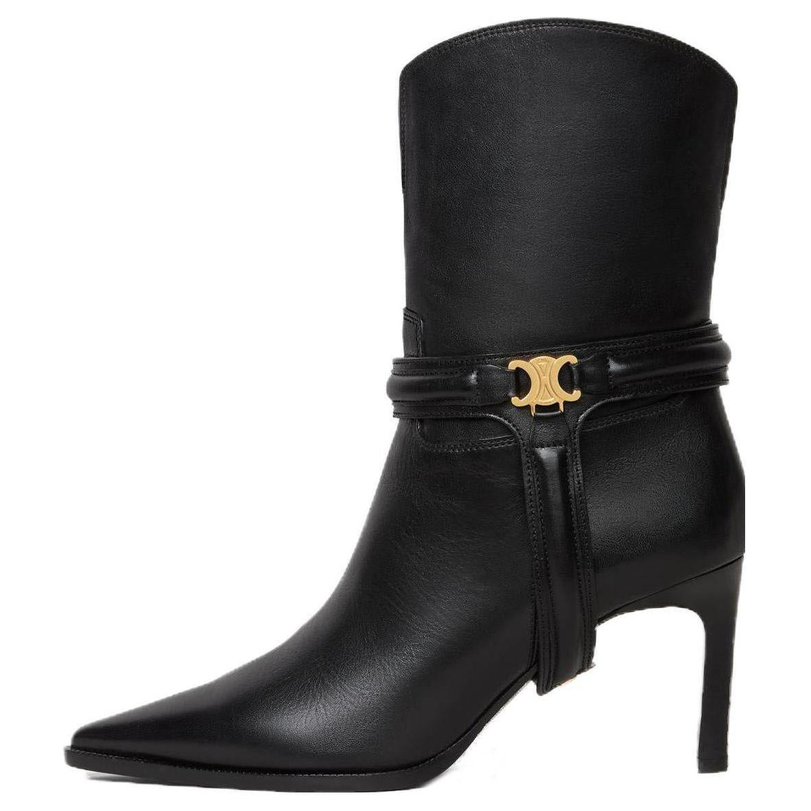 CELINE Ankle Boots Women's Black