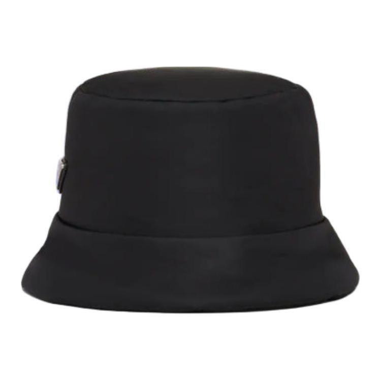 PRADA Fabric Bucket Hats Men's Black