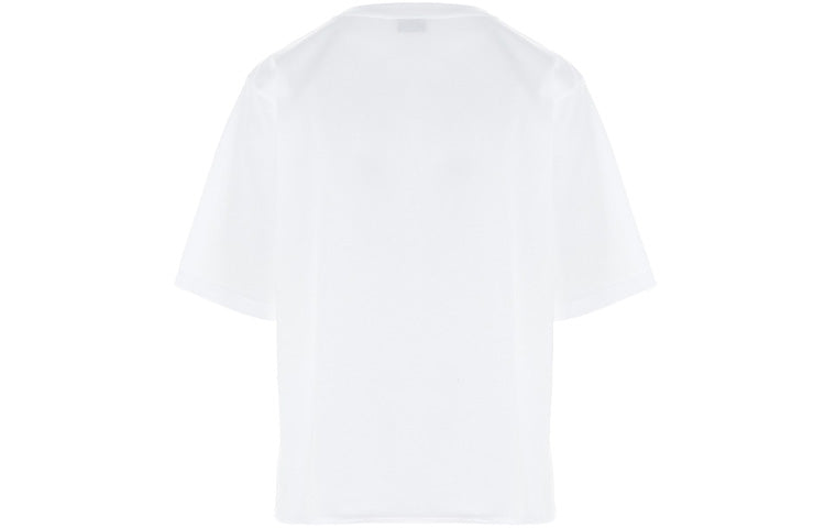 SAINT LAURENT Logo Printed Crewneck T Shirt