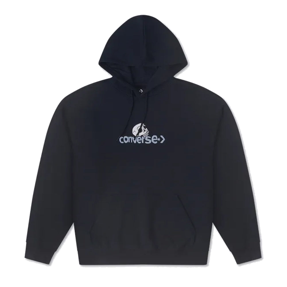 Converse Skull Logo Hoodie Asia Sizing 'Black' 10025995-A02