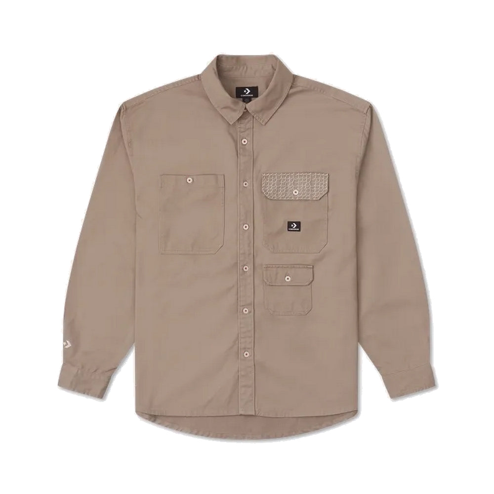 Converse YOTD Woven Shirt 'Tan' 10026808-A02