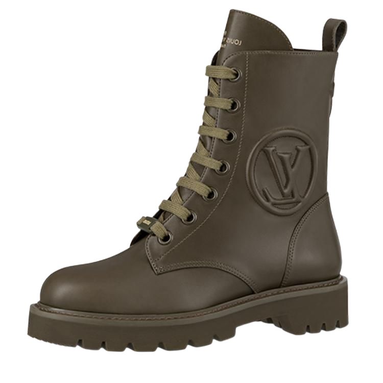 LOUIS VUITTON Territory Martin Boot Women's Brown