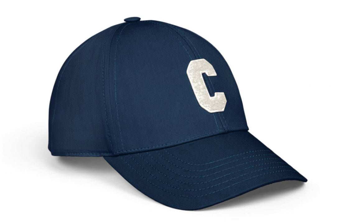 CELINE Initial Baseball Cap In Cotton