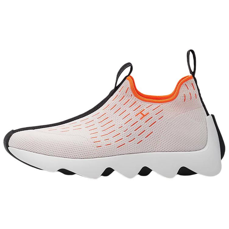 HERMES Wear-Resistant Low-Top Casual Shoes Women's White