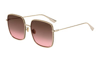DIOR Sunglasses Unisex Gold Red