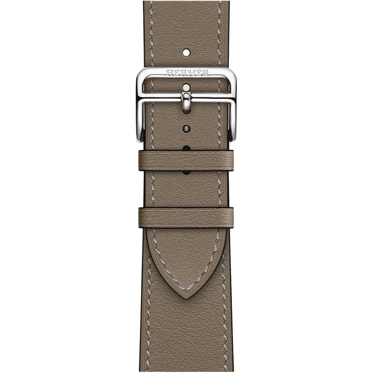 HERMES Watch Bands Compatible With All Devices 165 200mm Cowhide Leather Material