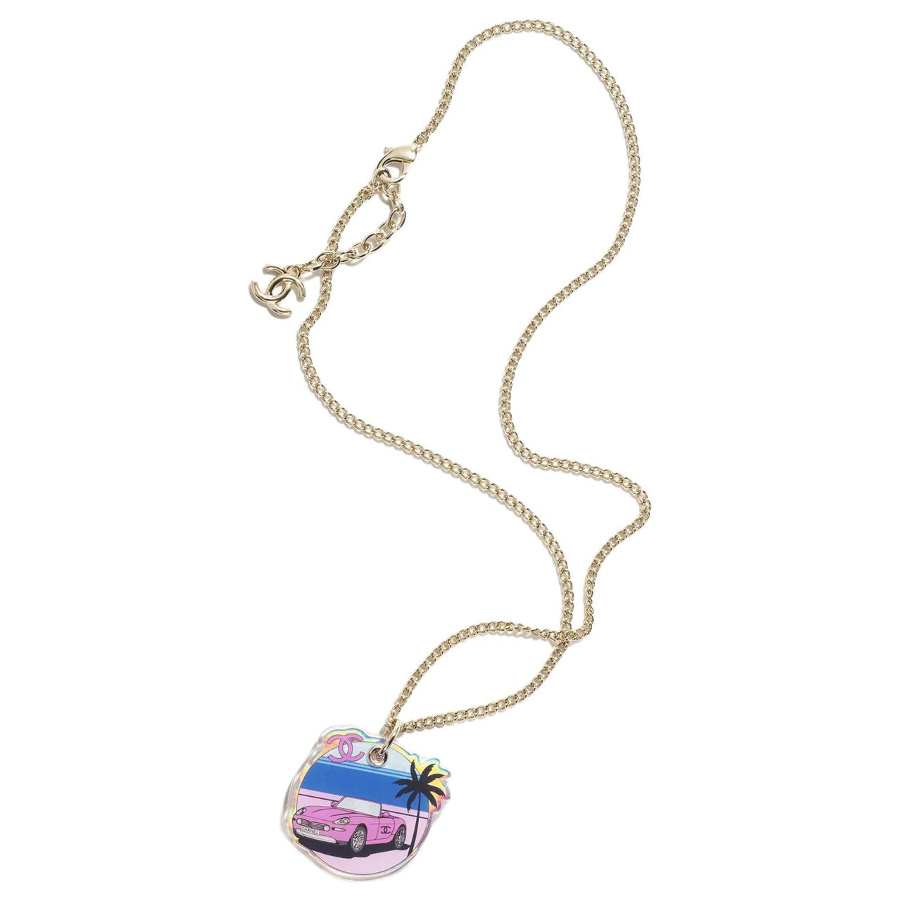 CHANEL Metal Necklaces Women's Gold