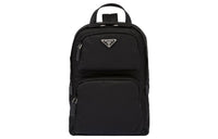 PRADA Recycled Nylon With Saffiano Leather Sling Bag, Shoulder Bag, Crossbody Bag Men's Black