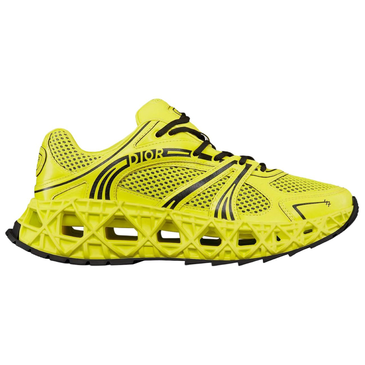 DIOR B35 NXXT Low Top Casual Shoes Men's Yellow Limited Edition Numbered Edition