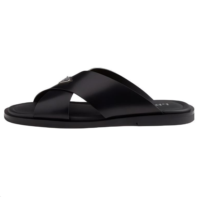PRADA Slide Slippers Men's Black