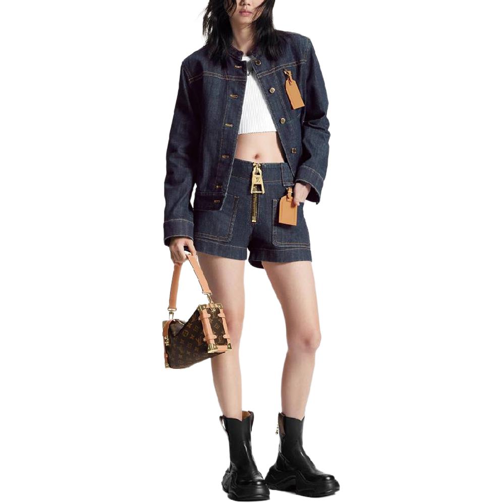 LOUIS VUITTON Travel Tag Denim Jacket