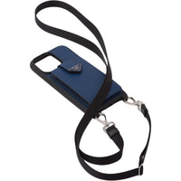 PRADA Leather Material Cross Grain Leather Protective Case Phone Cases Compatibility With IPhone 14 Pro Max