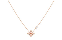 LOUIS VUITTON Rose Gold Pink Mother Of Pearl Necklaces Women's