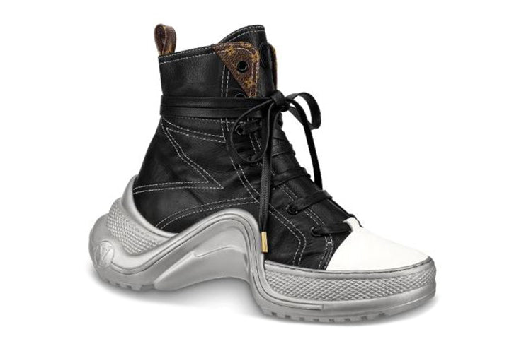 LOUIS VUITTON Lv Archlight Sneakers Black/White/Silver Women's