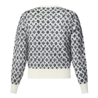 LOUIS VUITTON Sweater Women's Black White