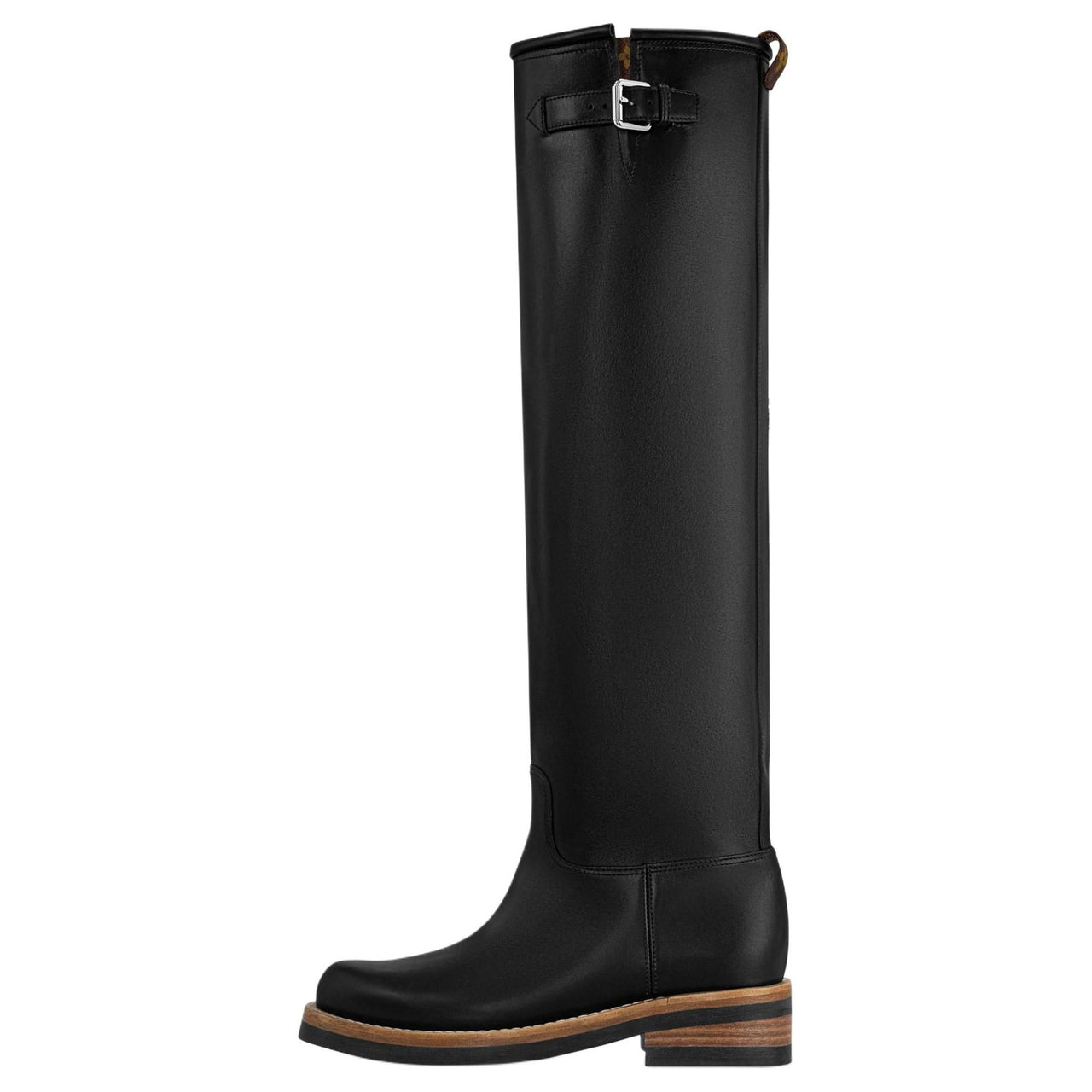 LOUIS VUITTON Biker 2025 Early Spring Women's Apparel Collection Knee-high Boots Women's Black