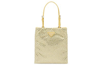 PRADA Fabric Tote Bag, Shopping Bag, Shoulder Bag, Crossbody Bag, Handbag Regular Women's Pineapple Yellow