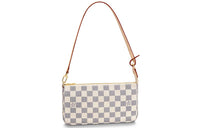 LOUIS VUITTON Damier Azu Canvas Canvas Bag Mahjong Accessories Bag Shoulder Bag Women's Beige Yellow