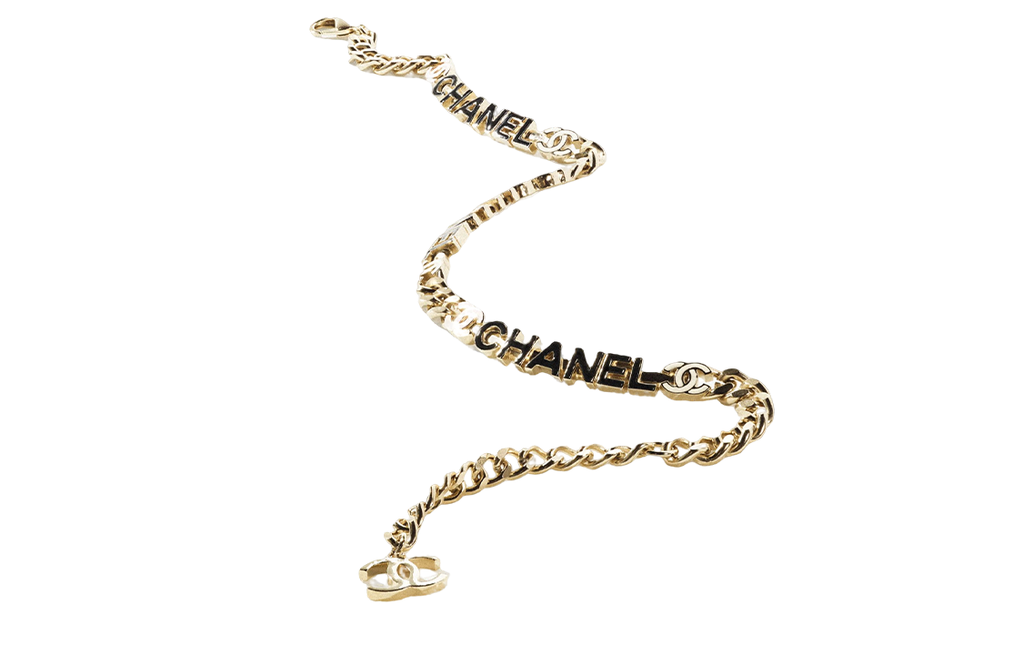 CHANEL Necklaces Women's Gold
