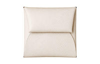 HERMES Epsom Calfskin Card Holder, Coin Purse Women's 10 Craie Milkshake White