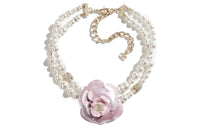 CHANEL Necklaces Women's Pink