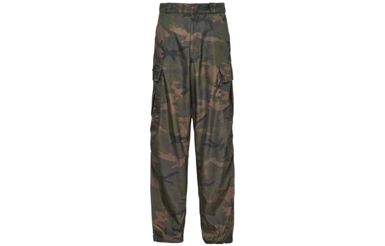 PRADA FW23 Casual Pants Men's Army Green