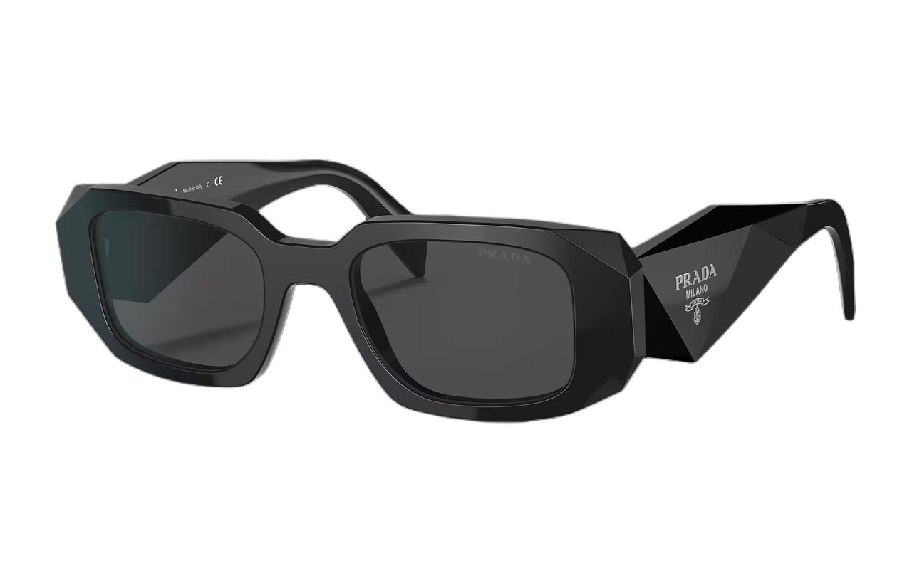 PRADA Square Sunglasses Unisex Black