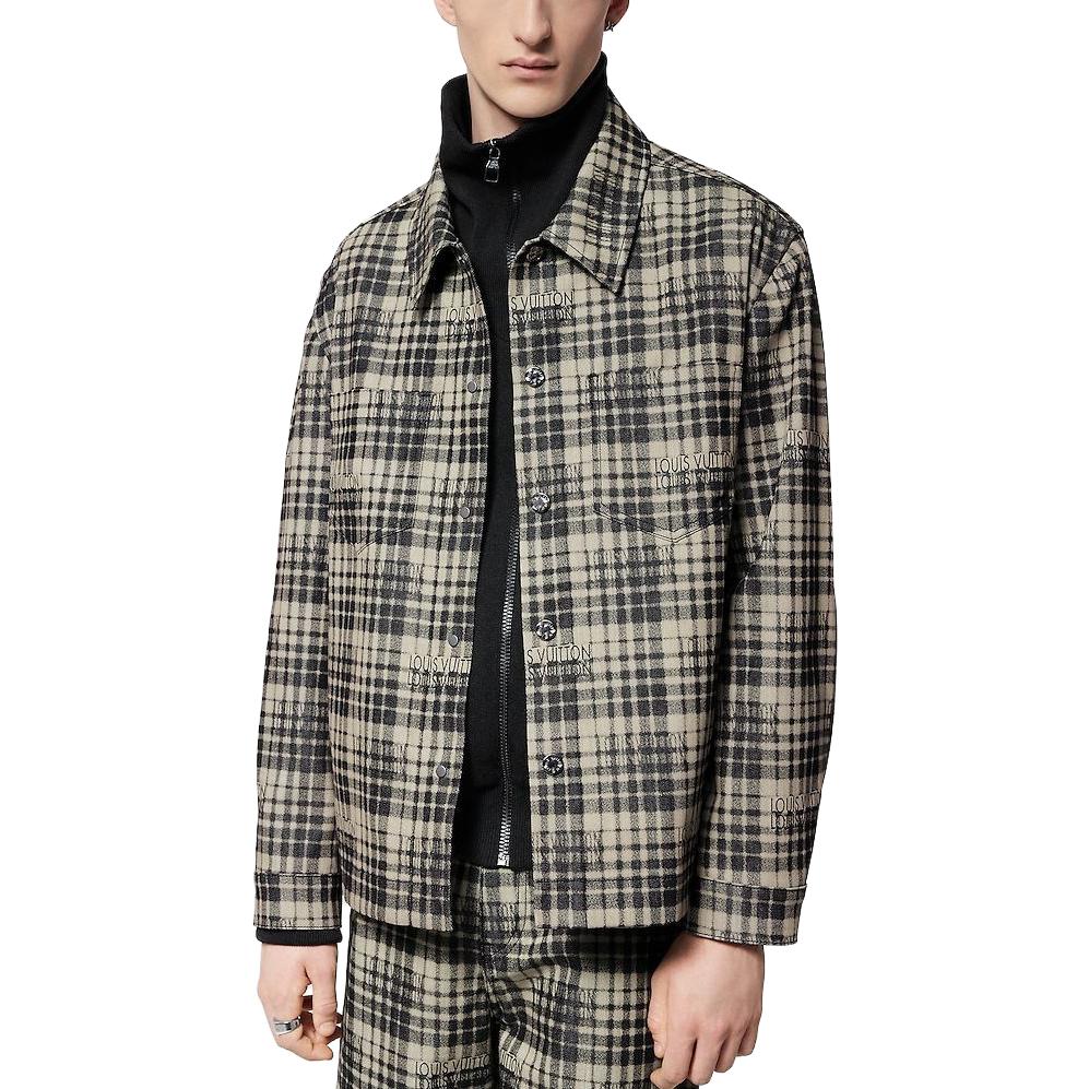 LOUIS VUITTON 2010s Checked Overshirt