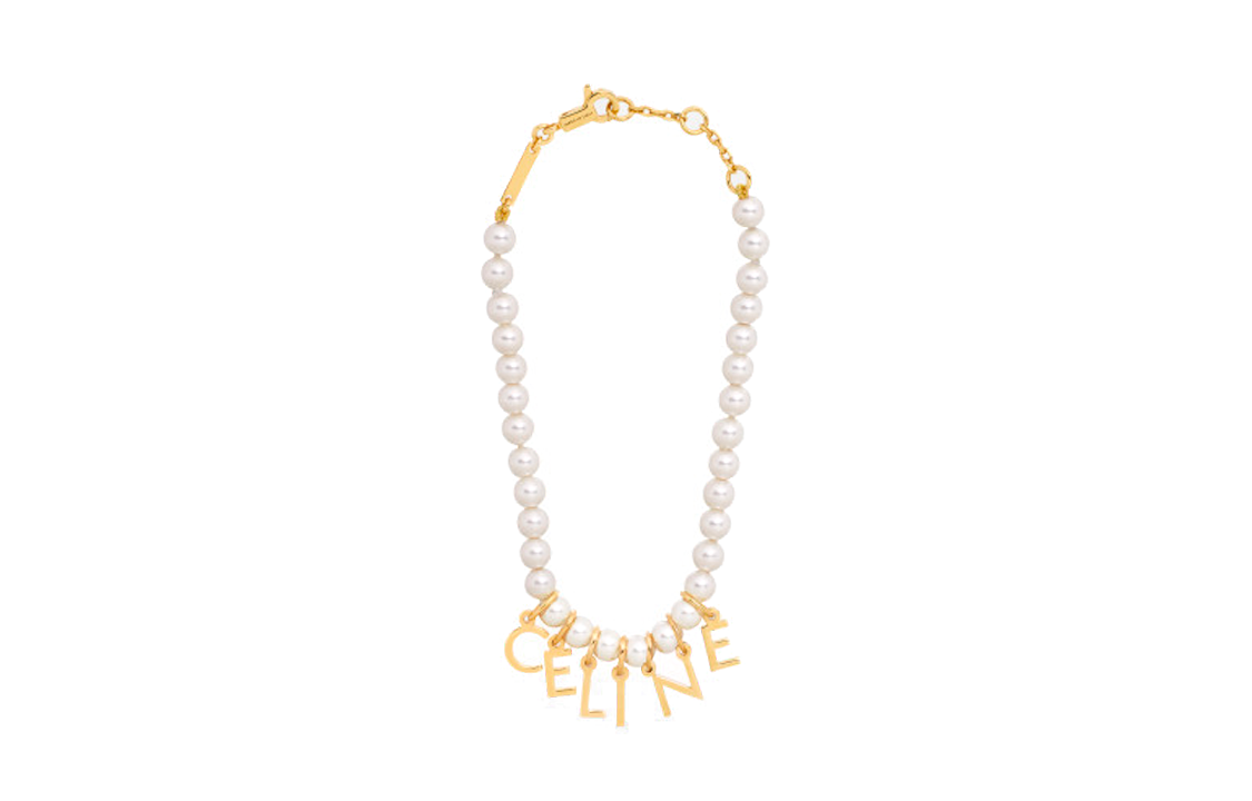 CELINE Bracelets Women's Ivory/gold
