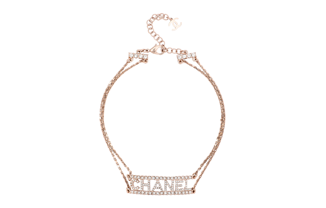 CHANEL Metal Necklaces Women's Gold