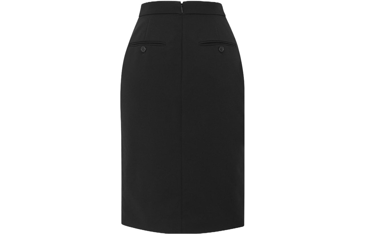 SAINT LAURENT Casual Short Skirts Women's Black