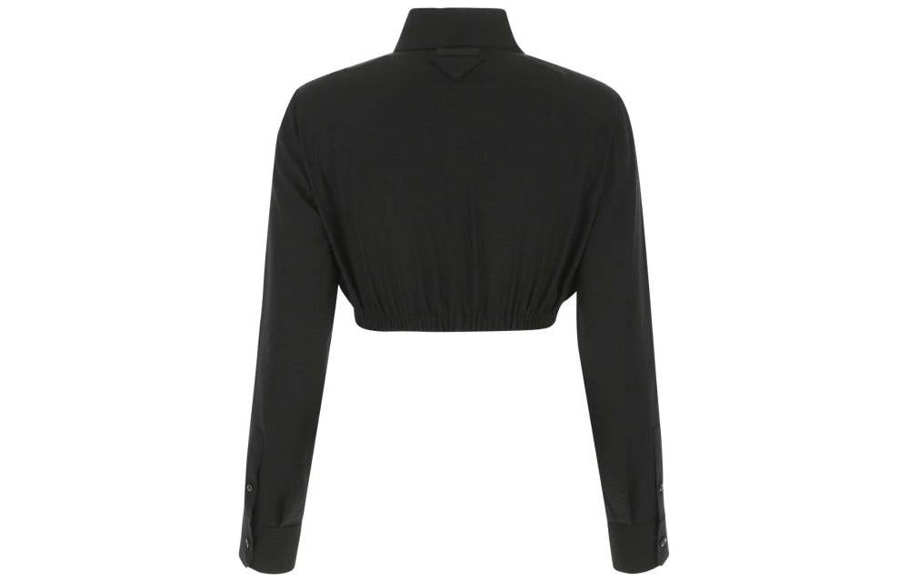 PRADA Crop Tops Women's Black