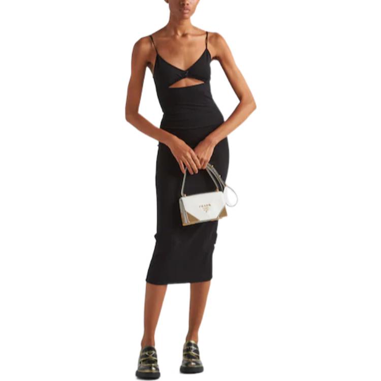 PRADA Holiday Sleeveless Dress Women's Black