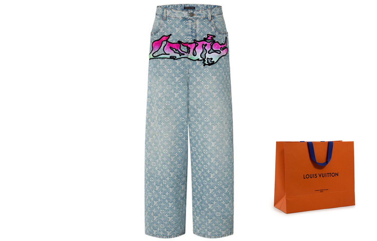 LOUIS VUITTON Baggy Denim Pants