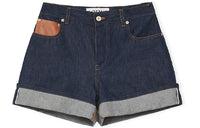 LOEWE Turn Up Shorts 'Raw Denim'