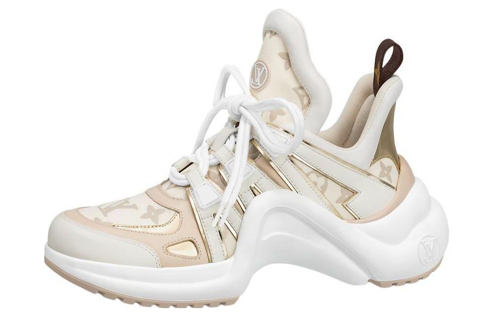 LOUIS VUITTON Lv Archlight Sneakers 'Beige Monogram Gold' Women's