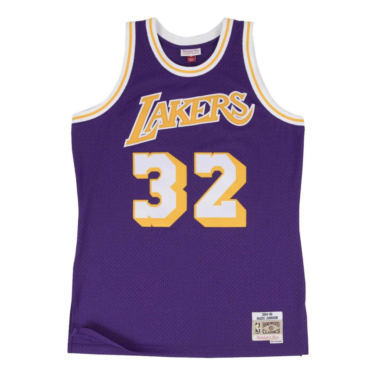 Mitchell & Ness NBA Swingman Jersey Magic Johnson Los Angeles Lakers 84-85 'Purple Gold' SMJYGS18176-LALPURP84EJH