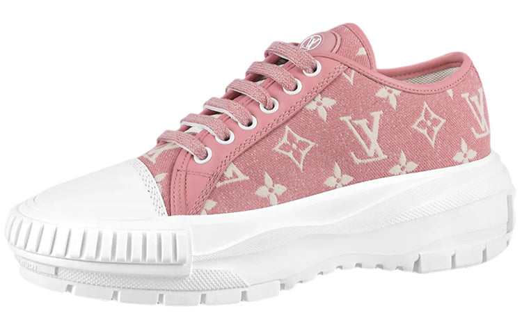 LOUIS VUITTON Squad Sneakers 'Pink Monogram' Women's