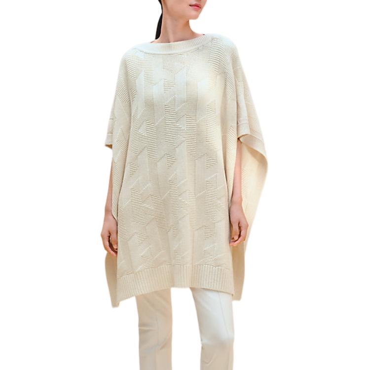 HERMES FW24 Cloaks Women's White