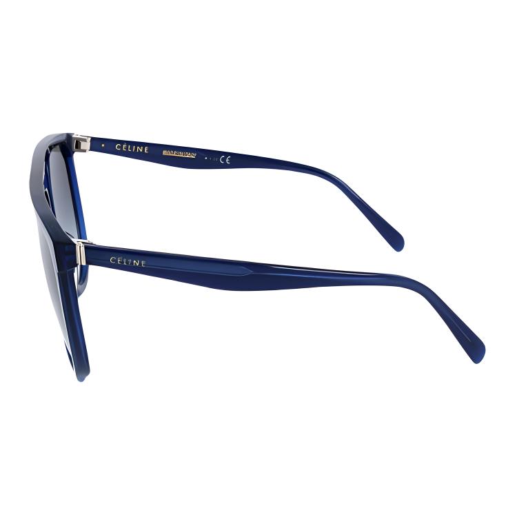 CELINE Irregular Shape Sunglasses Women's Blue