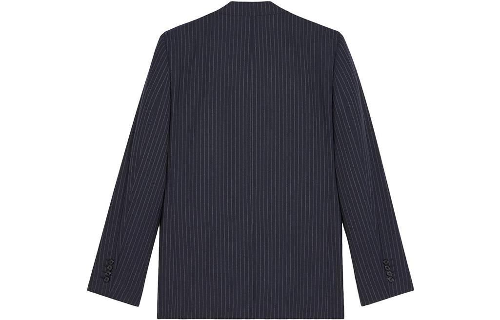 CELINE FW22 Business Suit Coat Men's Marine Blue