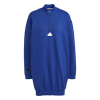 (WMNS) adidas Half-Zip Sweater Dress 'Blue' HM2894