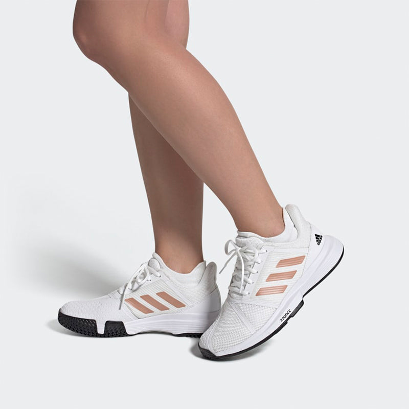 (WMNS) adidas Court Jam Bounce Shoes White/Black FU8147