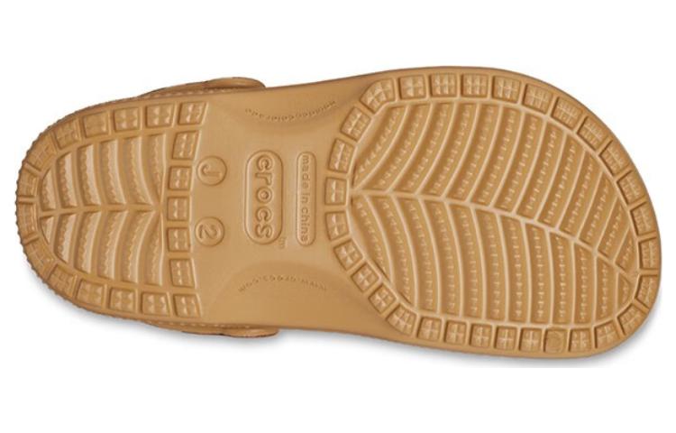 (GS) Crocs Jurassic World Classic Clogs 'Brown White' 208860-202