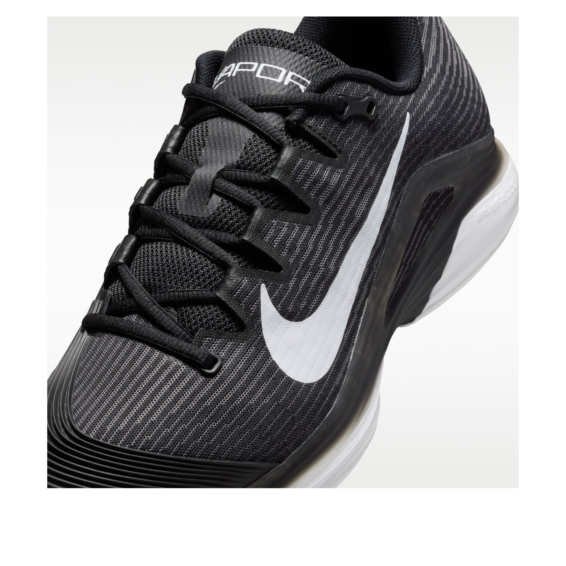 Nike Court Air Zoom Vapor 12 HC 'Black Dark Smoke Grey White' FV5552-001