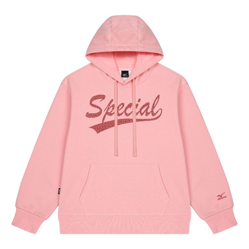 Mizuno Logo Graphic Hoodie 'Pink' A2CA2A35