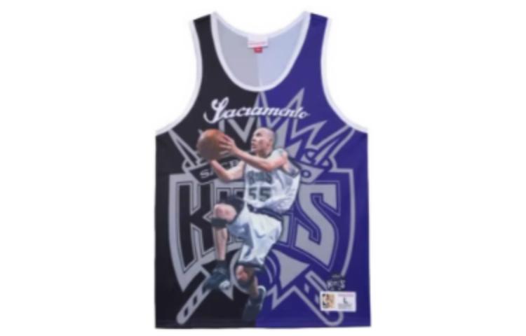 Mitchell & Ness Lakers Shaquille O'Neal Sublimated Tank 'Black White Yellow Purple' TMTK3207-LALYYSONBKGD